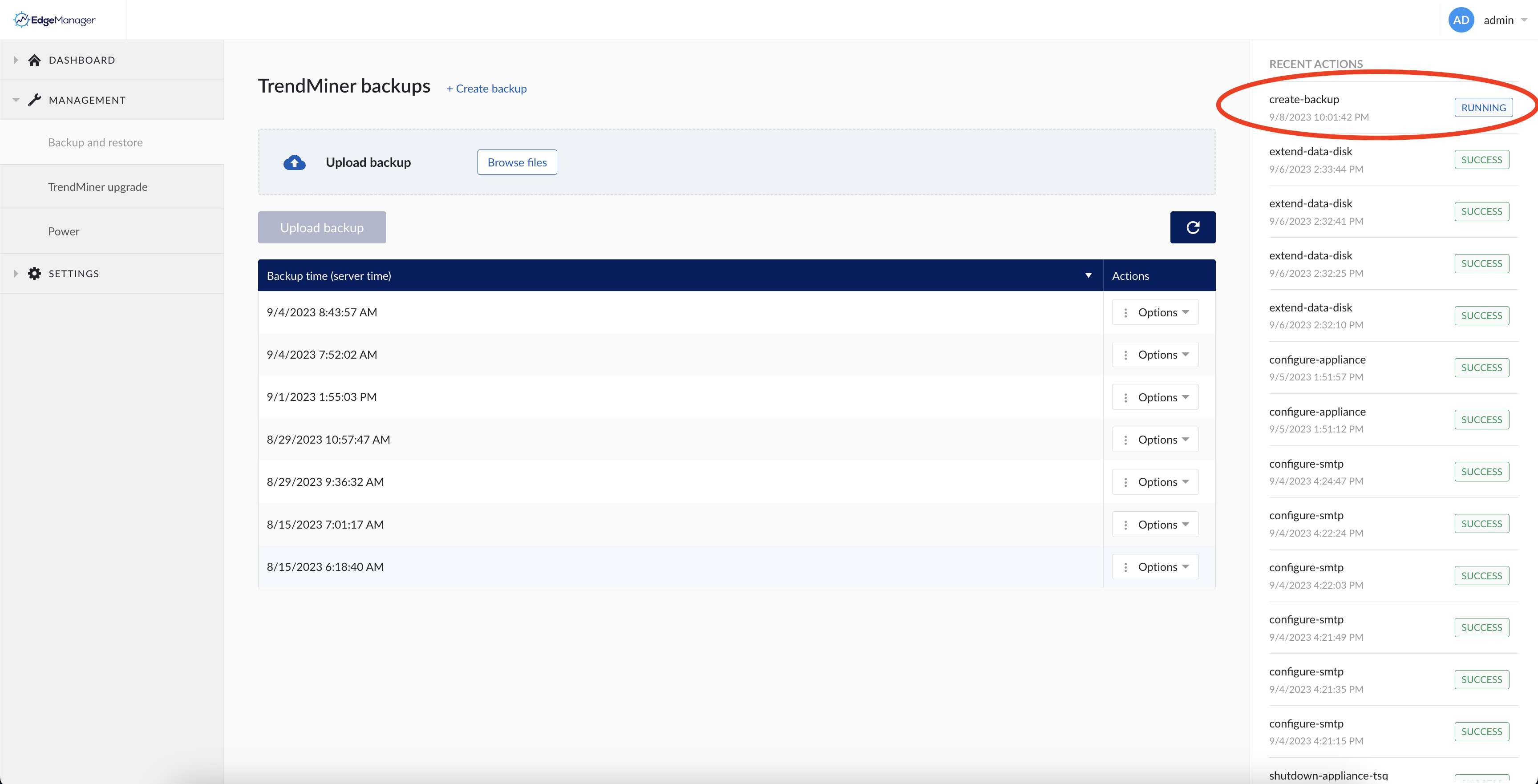 create-backup-task-running